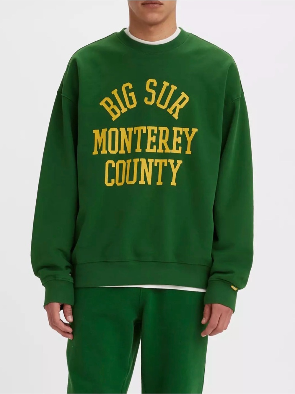 Levi's Gold Tab™ Crewneck Sweatshirt in the Green Size Small